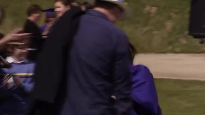 Clip of quote: If you're lucky, a wedding or two.