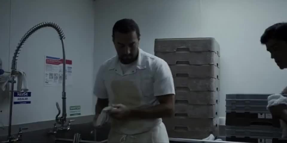 Clip of quote: Here's the deal. I hired you three under America Works.
