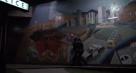 Clip of quote: officers proceed to the building where the department has research...