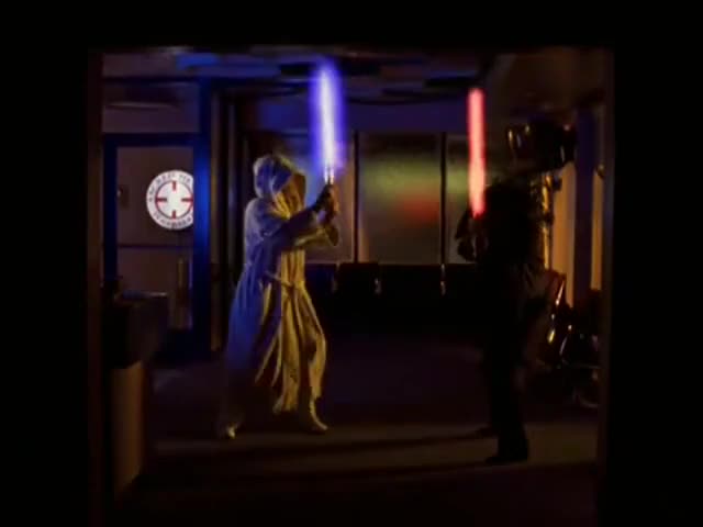 Clip of quote: I'll teach you to respect this institution.