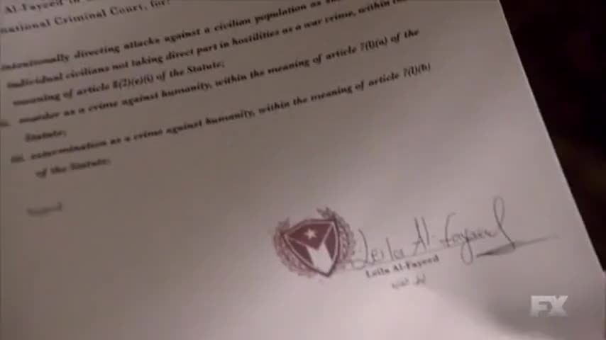 Clip of quote: for five counts of crimes against humanity, Jamal.