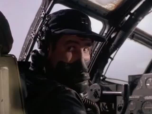 Clip of quote: Bombs away.