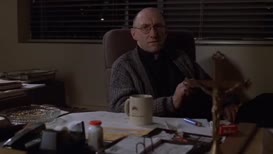Clip of quote: ...and this guy sees this hanging over me?