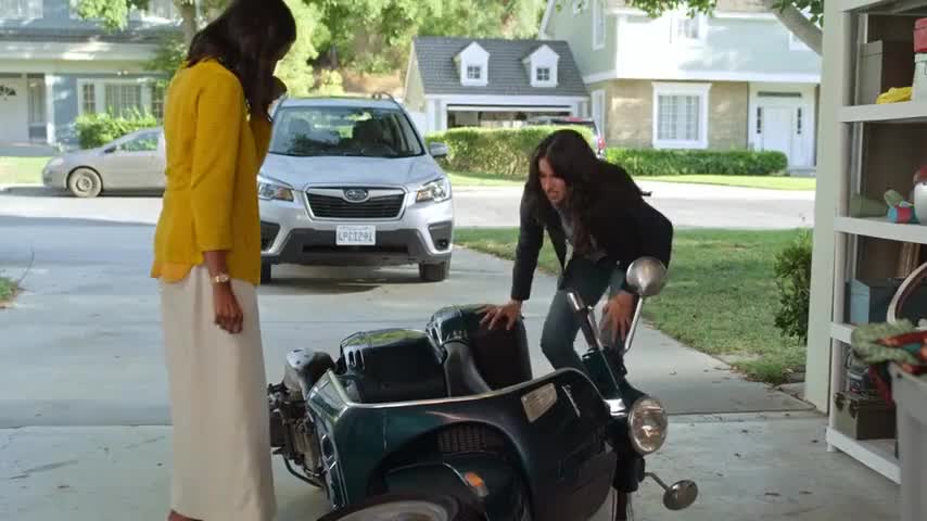 Clip of quote: [sighs] I don't even know why we have this stupid bike. It was Mohan's.