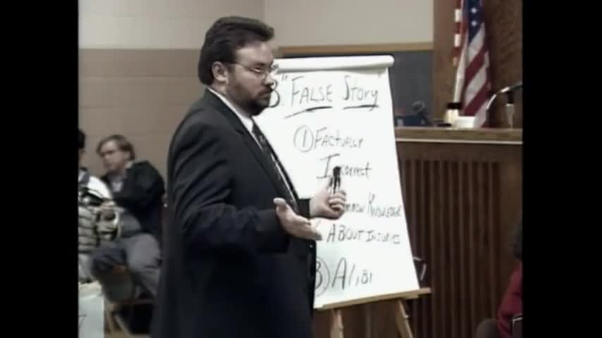 Clip of quote: You know, it would be easy for me to say I did the best I could.