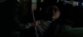 Clip of quote: - Come here, come here. - Shut up.