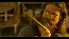 Clip of quote: - [bell tolling] - [bird squawking]