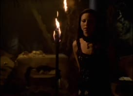 Clip of quote: I think I shall be very cross with you when I'm free again.