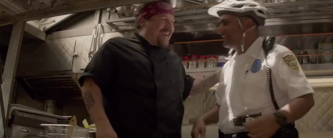 Clip of quote: Can I take one pressing a sandwich or something?