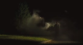 Clip of quote: of the shadow of death I will fear no evil for thou art with me.