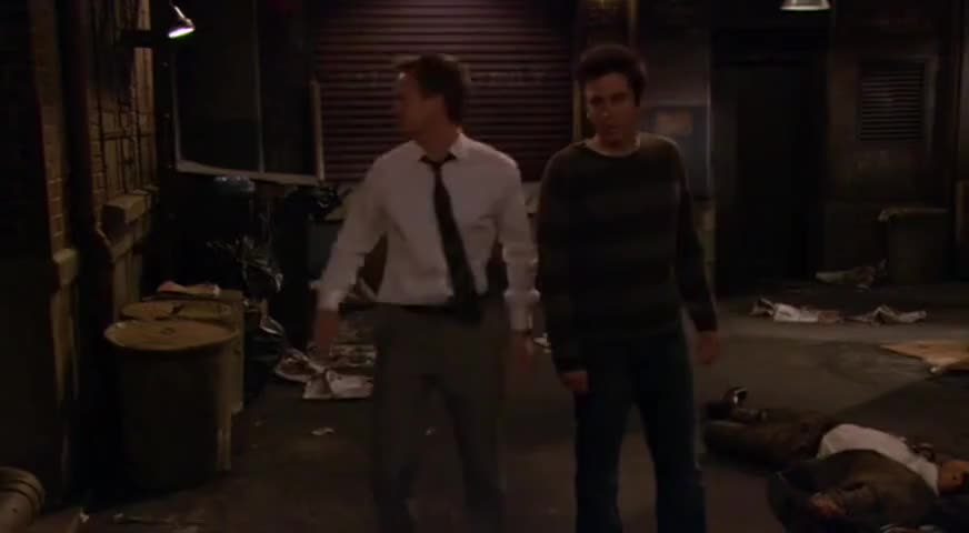 Clip of quote: Dude, come on, no one is gonna believe we were in a fight, look at us.