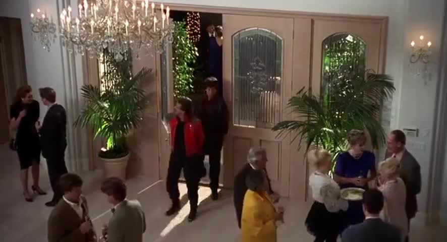 Clip of quote: All right, nice house.