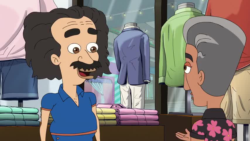 Clip of quote: -Oh, I don't have the sty any more. -No, no, style.