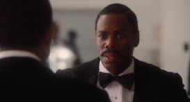 Clip of quote: You only serve.