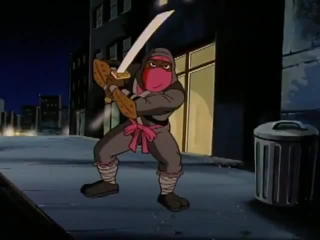 Clip of quote: Let's show this dude what happens to sword swipers.