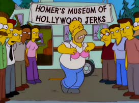 Clip of quote: I'm too important to take Homer to the Oscars.