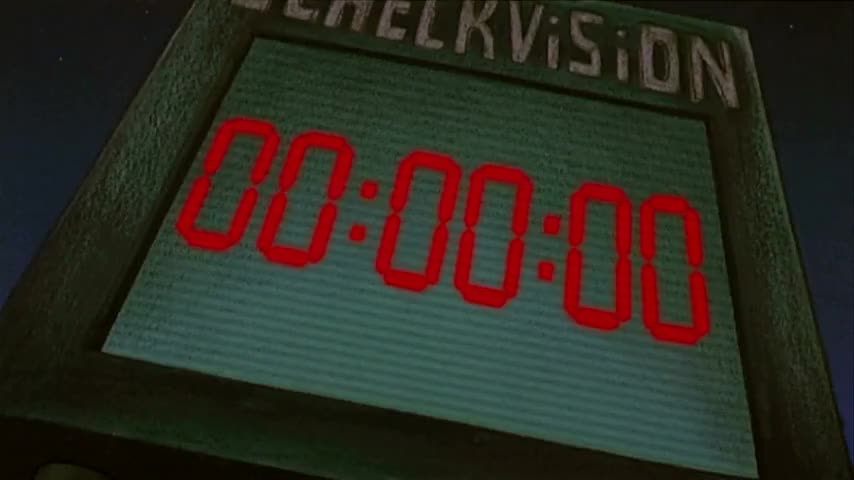 Clip of quote: ALL RIGHT, IT'S 7:00. TIME TO TAKE IT ALL DOWN!
