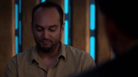 Clip of quote: [sniffles] Not without my wife by my side.