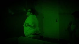 Clip of quote: - JOHNNY: Fuck! Jeff! He got fuckin' bit! - No way!