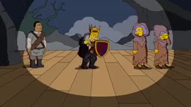 Clip of quote: - Shakespeare! - You don't even know your lines.