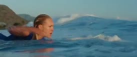 Clip of quote: inside of the biggest wave of the day.