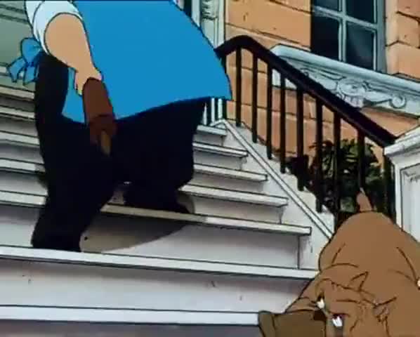 Clip of quote: -Ew! [grunts] Whoa. -[Francis barks]