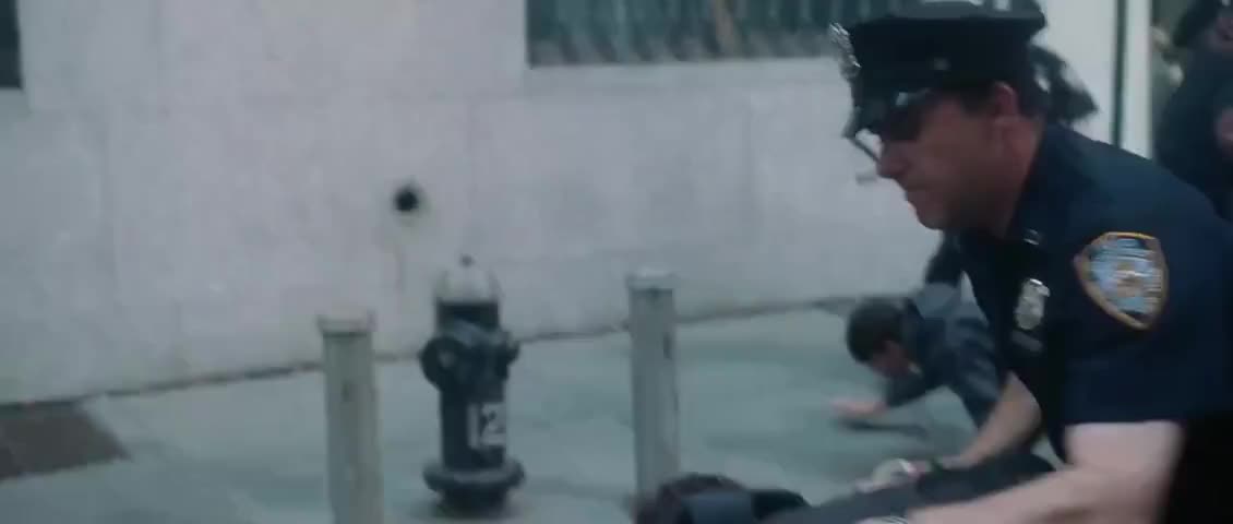 Clip of quote: Put your hands on your head.