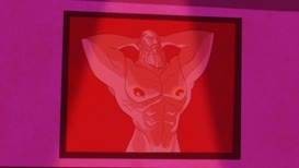 Clip of quote: Wow. That's just like one of those paintings, you know, where the eyes follow you,