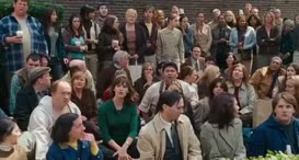 Clip of quote: Crowd: Yeah.