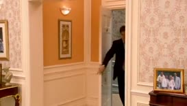 Clip of quote: - Michael went looking for Gob. - Mom.