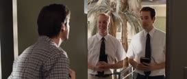 Clip of quote: ...to discuss the Church of Jesus Christ. - Yeah, come on in.