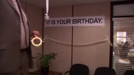 Clip of quote: It is your birthday, Payten. It is a statement of fact.