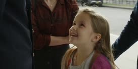 Clip of quote: I can't believe she's eight. I can't believe she's here.