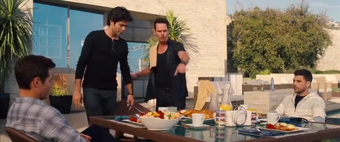 Clip of quote: Hand-rolled croissants...
