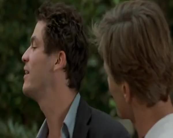Clip of quote: Gwen, don't be a slut. Back off, pal.