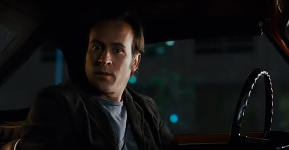 Clip of quote: -What? -Am I going crazy?