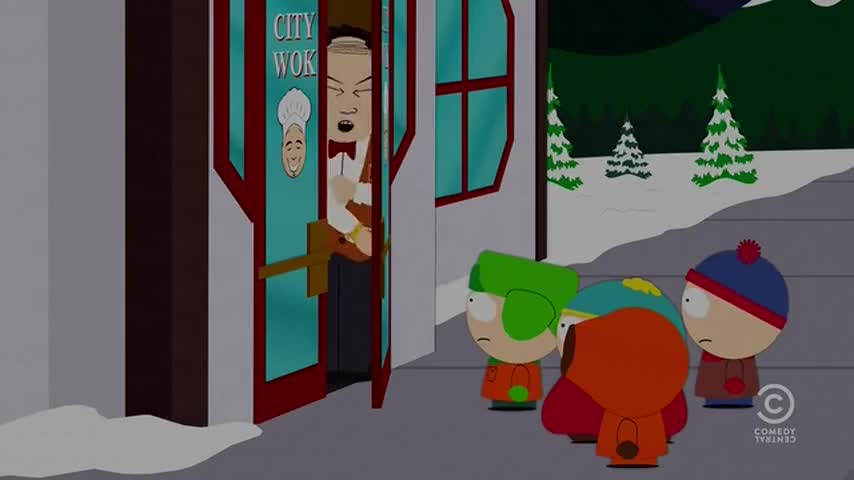 Clip of quote: Go away, prease!