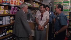 Clip of quote: Come on... Here. Relax, fella. Sit down.