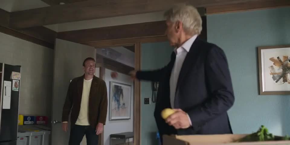 Clip of quote: There you go. Hey, take two. -Ooh. All right.
