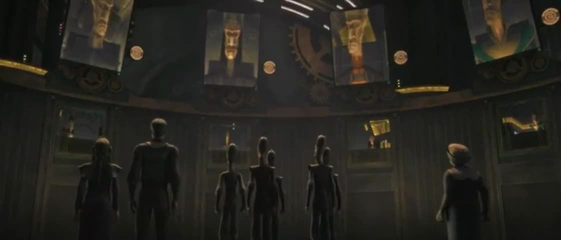 Clip of quote: the five representatives standing before me