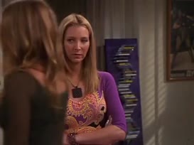 Clip of quote: Okay, Phoebe, I guess you're next. Although I really don't see the point.