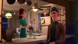 Clip of quote: Thanks. I don't want to overstay my welcome. My phone, Mrs. Lake.