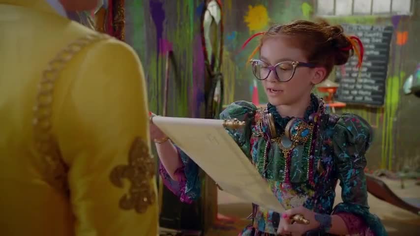 Clip of quote: "and his Counselor, Ms. Evie of the Isle,