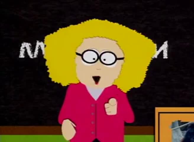 Clip of quote: - Yes, little boy? - We don't respect Mr. Garrison.