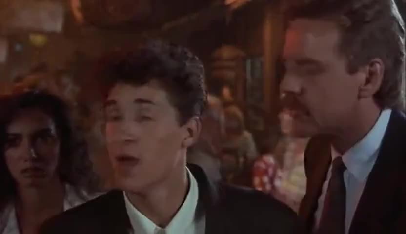 Clip of quote: - So, what is this guy doing here? - Well-