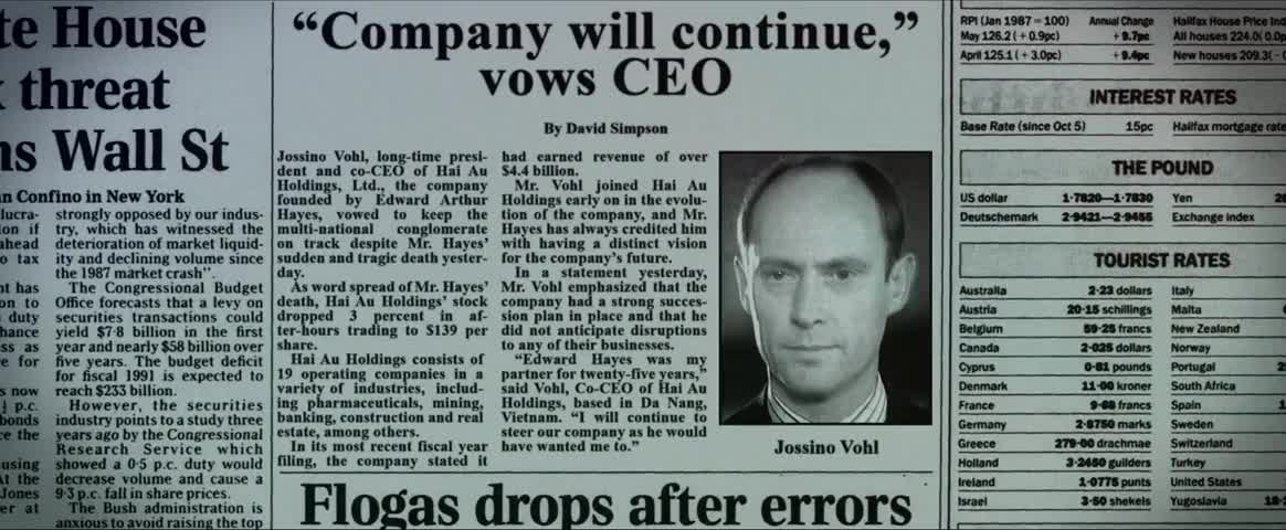 Clip of quote: "Company will continue," vows CEO