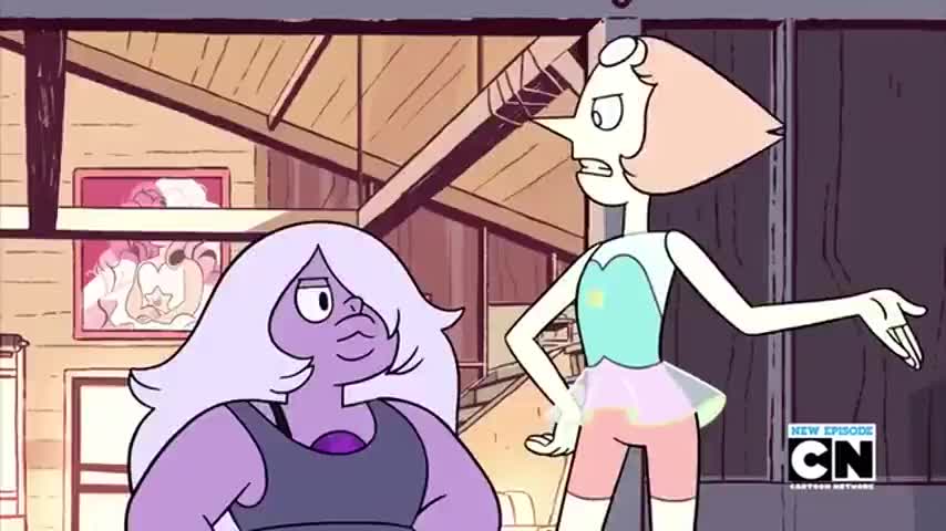 Clip of quote: - Steven: Uh... what? I'm gonna go wash. - Pearl: He shouldn't have been