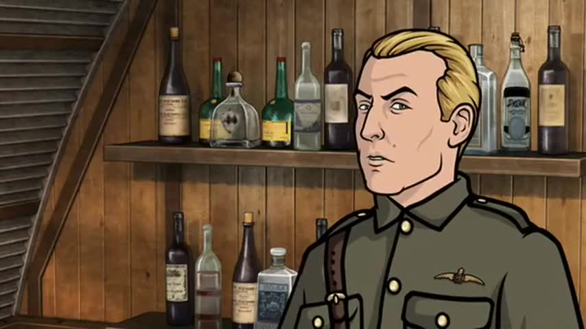 Clip of quote: I often Found Artillery People To Be... Low Caliber