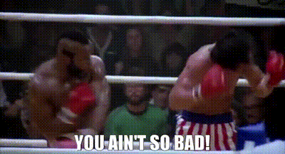 YARN | You ain't so bad! | Rocky III (1982) | Video gifs by quotes |  73ca80b8 | 紗