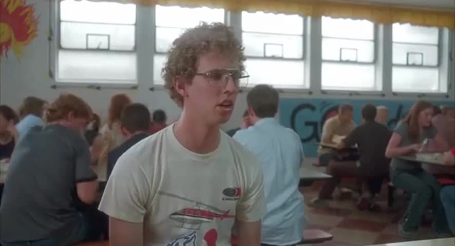 Clip of quote: You should probably come get it 'cause I can't fit my nunchucks in there anymore.